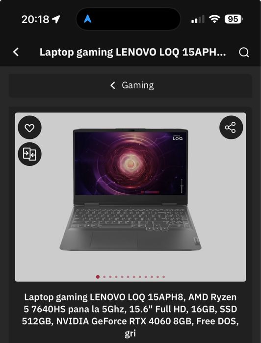Lenovo LQQ, RTX4060,16RAM,1TB SSD