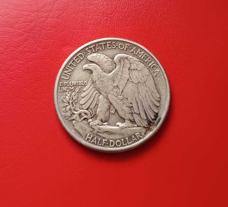 Half Dollar-USA-1945г.Сребро!Промо цена!