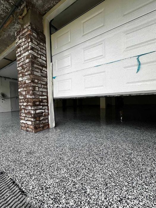 Эпоксидные полы + Покраска стен и потолка