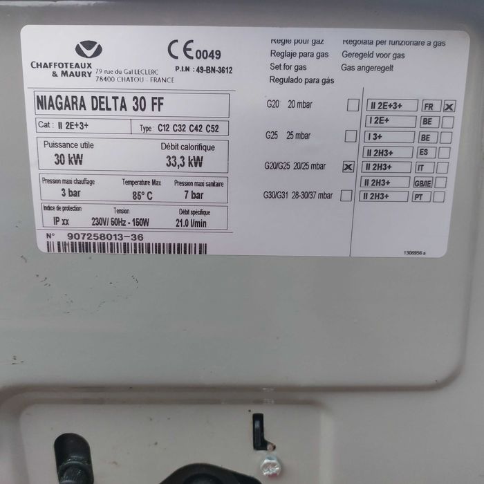 Dezmembrez Chaffoteax &Maury Niagara Delta 30 FF