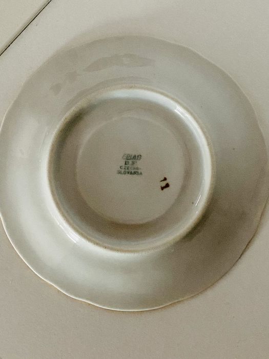 Vand set 6 cesti de portelan pt cafea