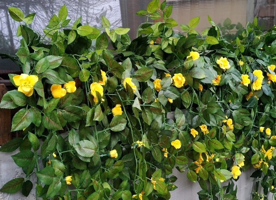 Изкуствени цветя на сноп с UV