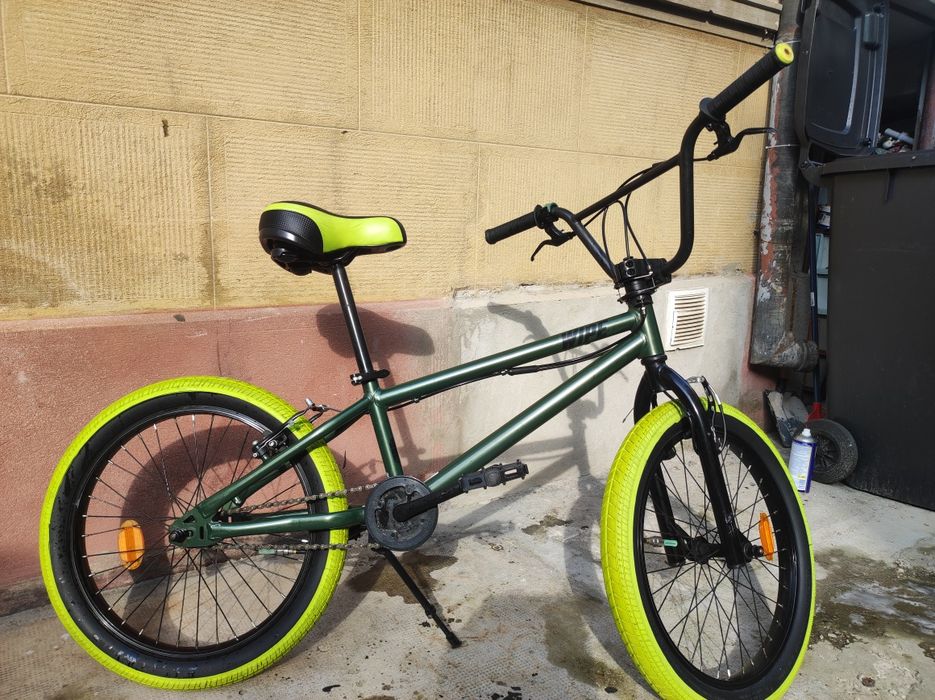 Bicicletă BMX Wipe 500 20" verde