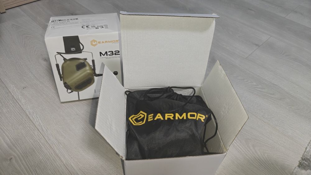 Căști antifonice active Earmor M32 + microfon , antifoane