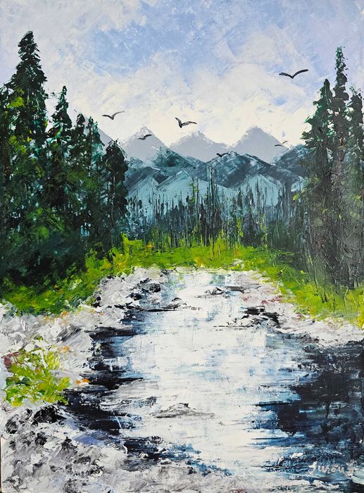 Tablouri pictate manual