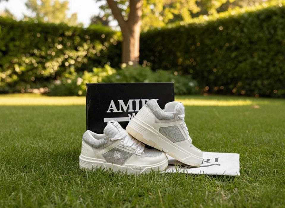 Adidasi AMIRI MA 1 Gri - Pietricele - Full Box