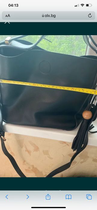 Кожена пола фина естествена кожа-чантата е подарък