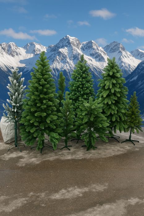 Новогодние елки.