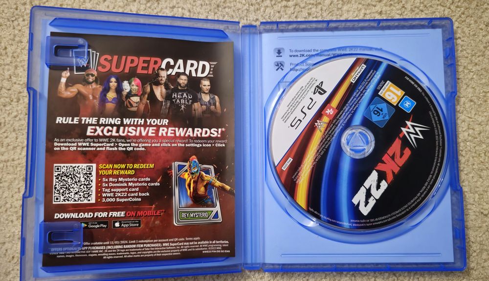 WWE 2k22 PS5 Deluxe edition