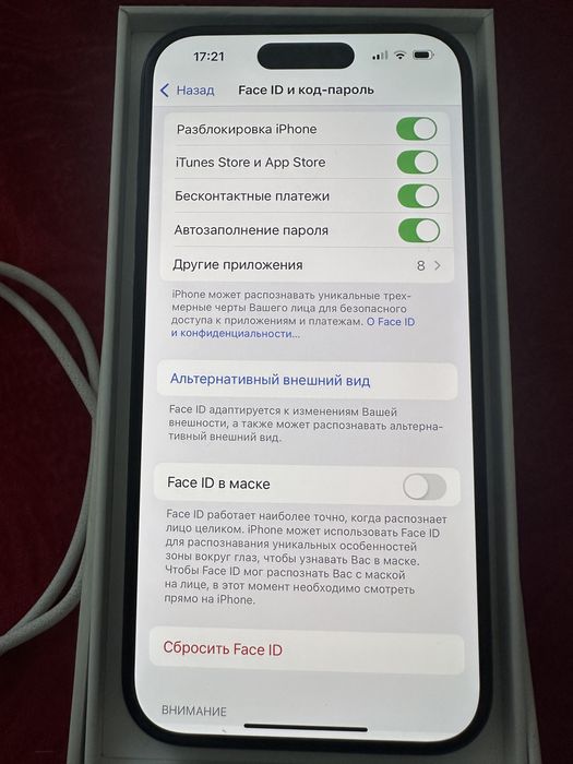 iPhone 15 pro. 256gb. 87% АКБ. Сост идиал.