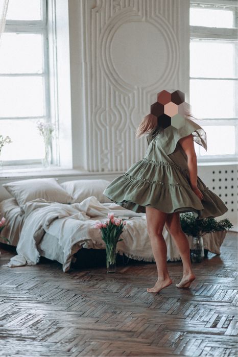 Продам льняное платье