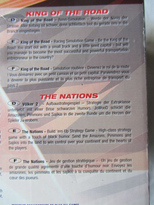 Кутия с 15 ретро компютърни  игри