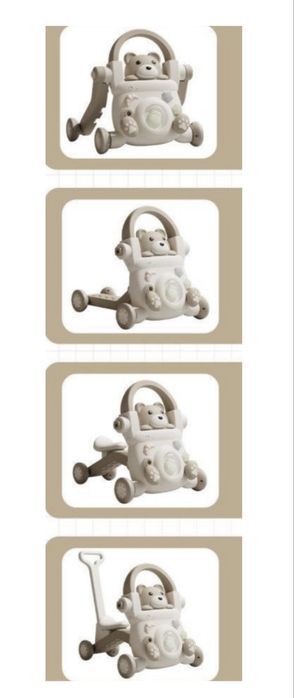 Детская каталка 4в1