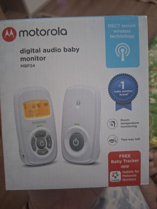 Dispozitiv de monitorizare audio pentru bebelusi, White, AM24, Motorol