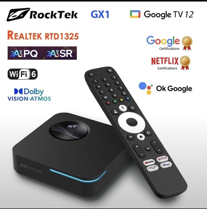 Продам ТВ бокс Rocktek GX1