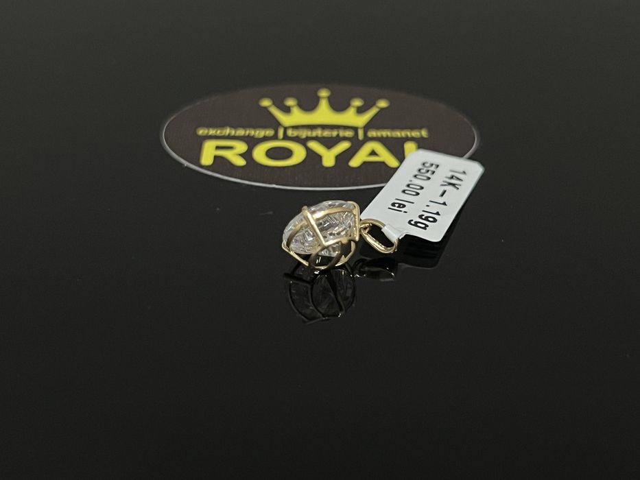 Bijuteria Royal CB : Pandantiv dama aur 14k 1,19 grame