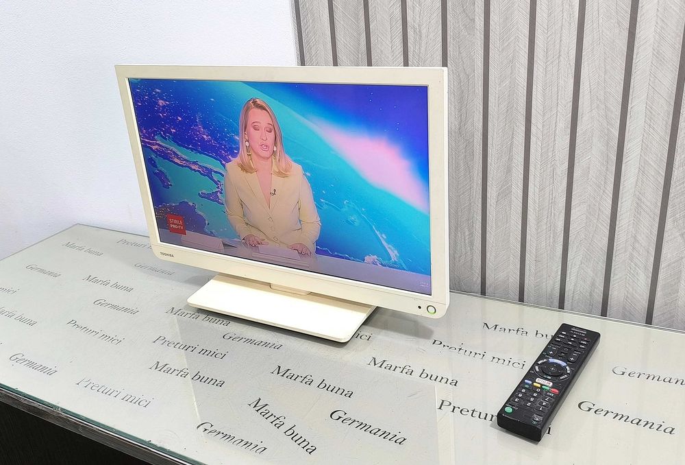 Televizor LED Toshiba 22L1334G Alb 22 Inch 56 cm Import Germania