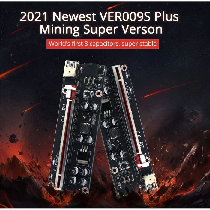 Riser VER 009S Plus PCI-E
Riser VER 009S Plus PCI-E 1X to 16X Riser