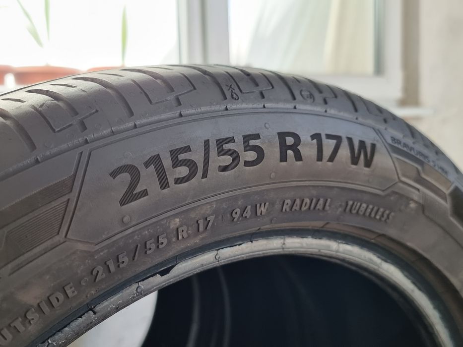 215/55/17 Barum 4Броя: 100€ 5.5мм 2021година