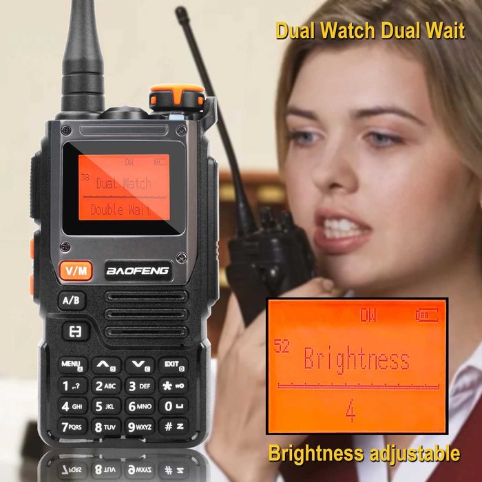 Baofeng UV-K61  Multi-band NoAA Noise  VOX FM радио  USB-C батерия