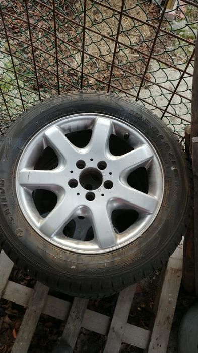 Jante Mercedes Aliaj Anvelope 215/60 R16 Set Iarna DOT 2015