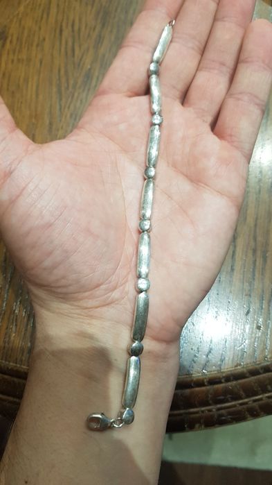 C Bratara argint masiv 925 italy unisex 19.5 cm,stare perfecta