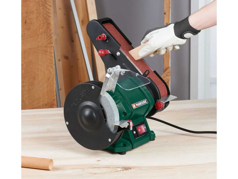 Нова Комбинирана шлайф машина Parkside Лентов шмиргел  240w