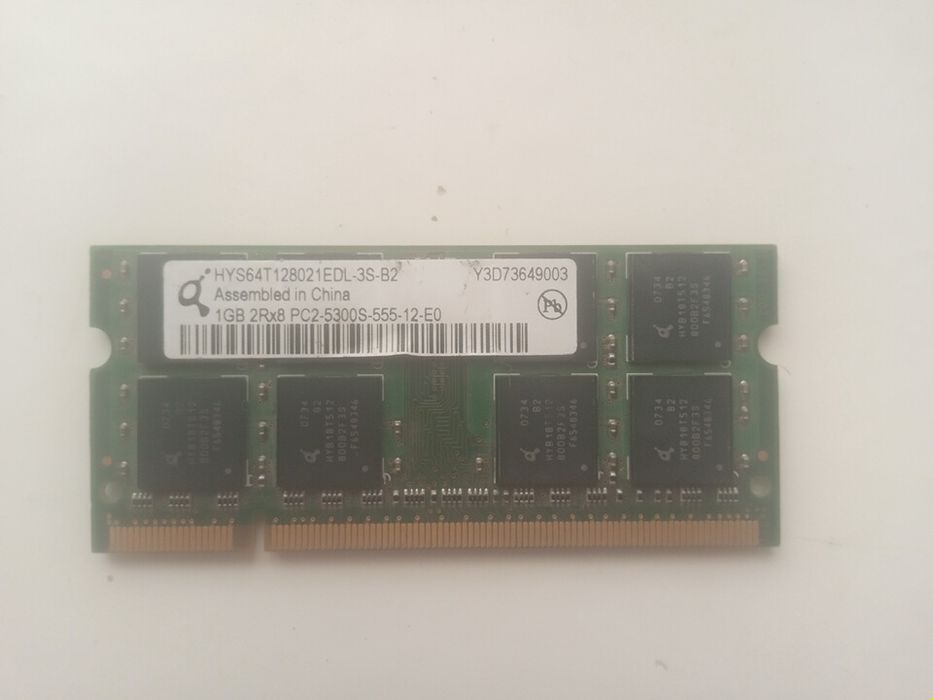 Tezkor Xotira Notebook uchun