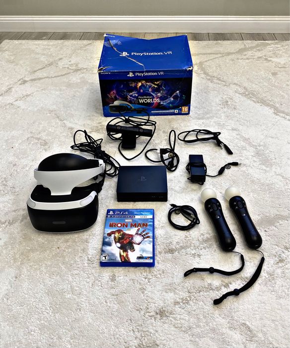 PlayStation VR очки,2 move,1 диск