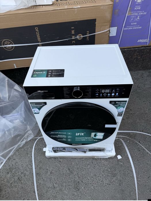 Hisense iFit 9кг – Современная, Мощная и Удобная Стиральная Машина!