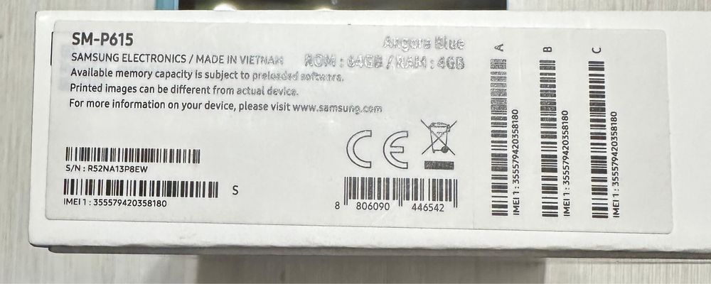 Tableta Samsung Galaxi Tab S6 lite