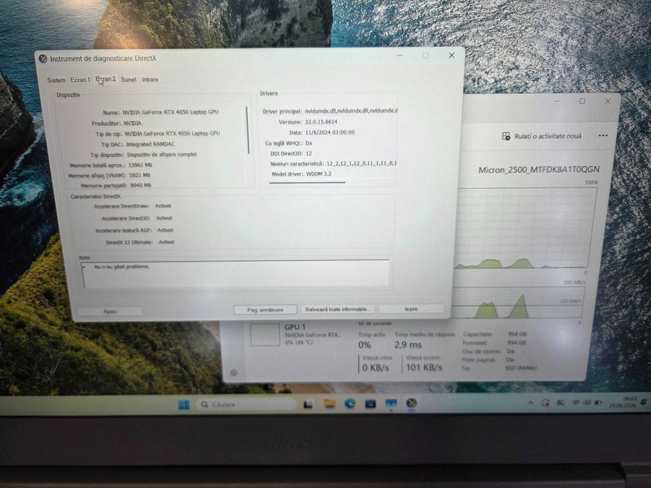 Hope Amanet P10/Laptop Gaming MSI Thin 15 I5 12th RTX 4050 SSD