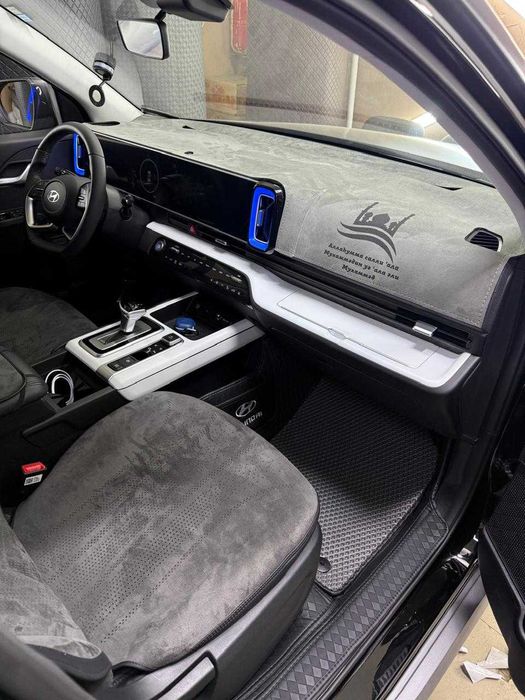 Накидка на панель / Алькантара полик