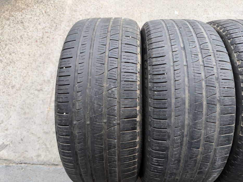 4бр. ЗИМНИ Гуми С Борд 265/40R/21 -PIRELLI- DOT:0122- 5.0мм.+3.8мм. *80€ За Комплект*