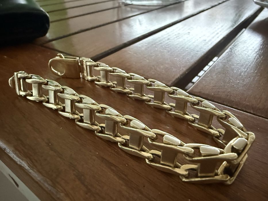 bratara aur 14k greutate 77,60 grame bratara masiva plina