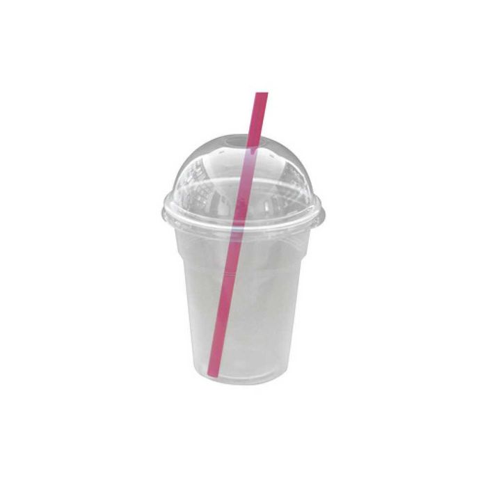 Pahare din plastic cu capace 350-400 ml