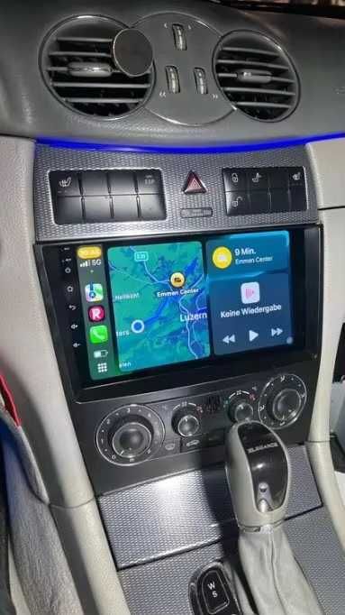 Мултимедия 9" Аndroid 14 за MERCEDES W203 W209 C CLK CARPLAY DSP RDS