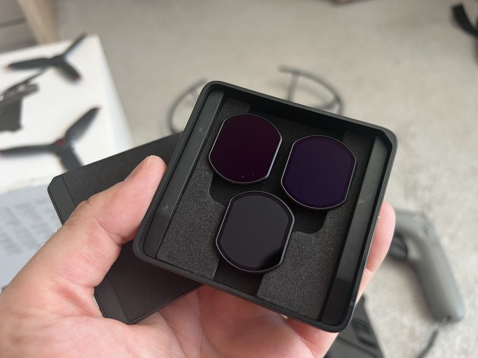 DJI FPV дрон + комплект филтри + допълнителни аксесоари