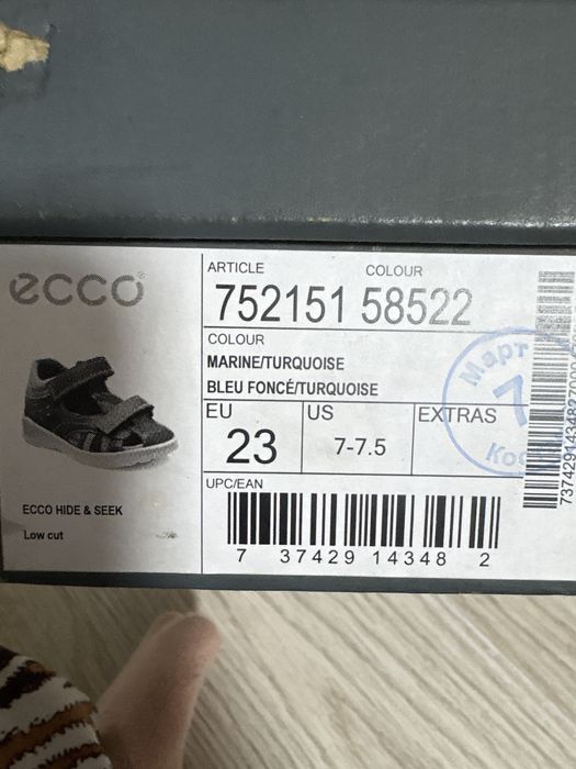 Сандалии Ecco размер 23