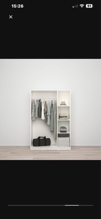 Dulap 3 usi alb stare impecabila