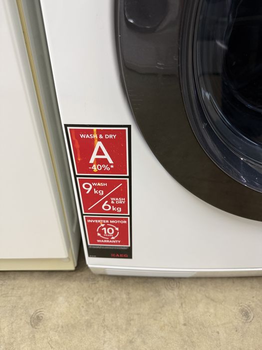 Aeg Пералня със сушилня с термопомпа 9/6кг Germany Гаранция