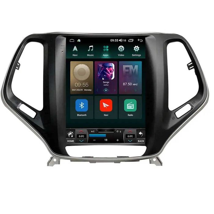 Navigatie Android TESLA Jeep Cherokee 2013-2018 1/6 Gb Ram Carplay