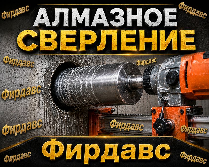 Алмазное сверление девол тешиш