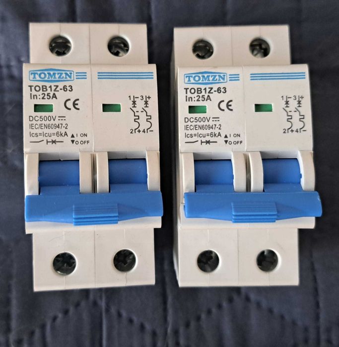 Fotovoltaice: DC (SPD) MCB DC, Fuzibile DC, Contactoare AC 2P/4P ATS