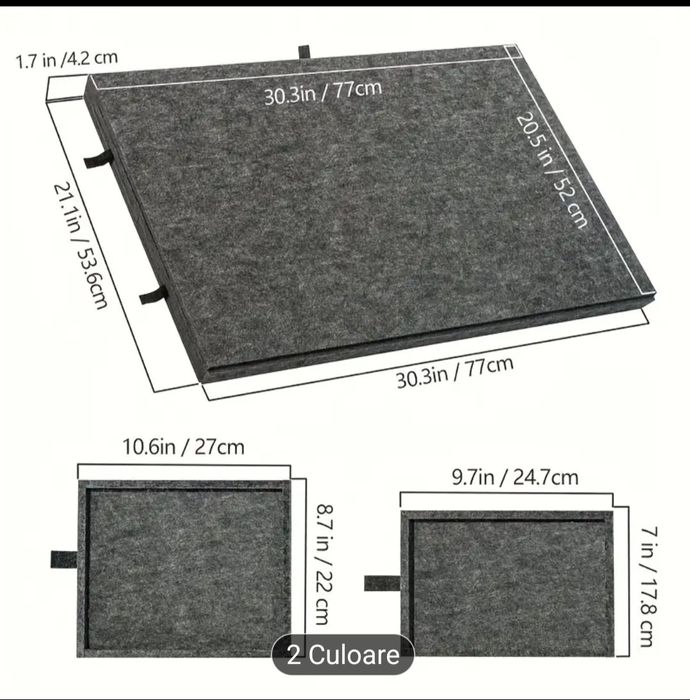 Masa portabila pt puzzle cu capac