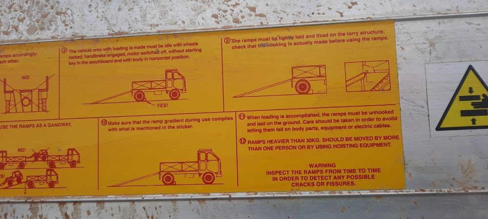 Inchiriere Cale Aluminiu/Rampe Aluminiu de Inchiriat 16.9t, 3.50m