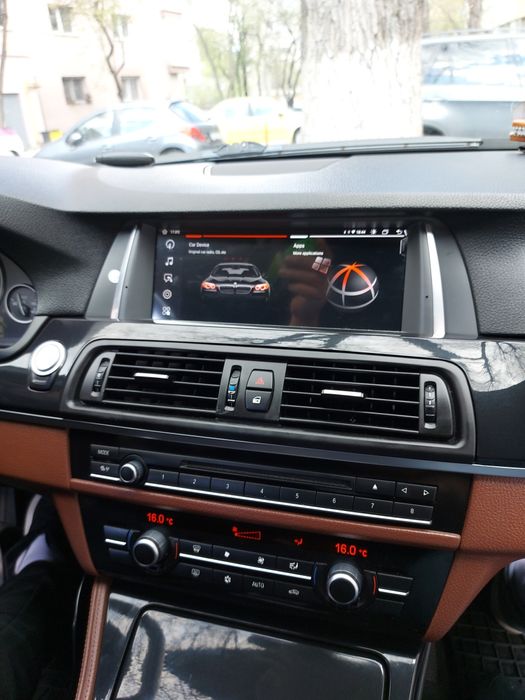 Navigatie Android Carplay BMW F10 seria 5 Waze YouTube