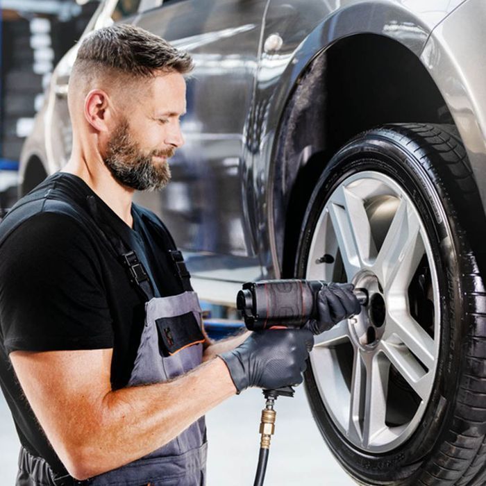 Manusi nitril premium mercator gogrip negru pentru mecanici, marimea x