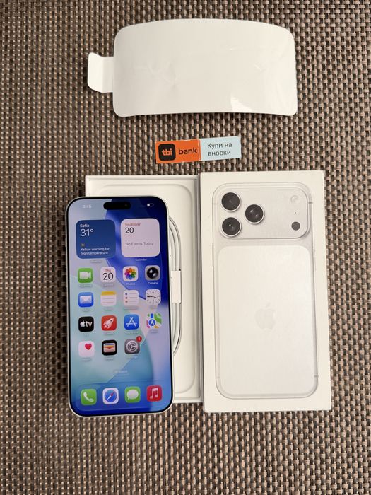 НОВ! 512Gb *ЛИЗИНГ* iPhone 17 Pro Max Silver / ГАРАНЦИЯ Айфон