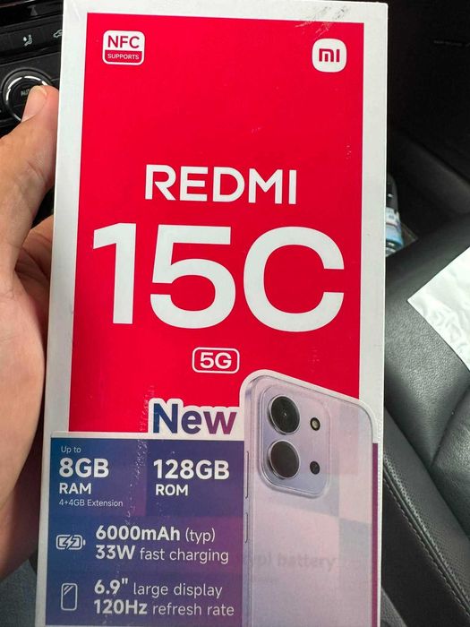 Xiaomi RedMi 15C 5G 4GB RAM 128GB Mint green - HOB